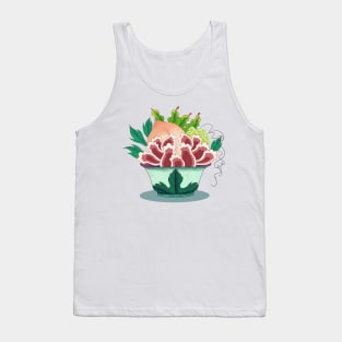 Minhwa: Peony Bowl B Type (Korean traditional/folk art) Tank Top